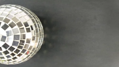 Disco ball light reflection background Stock Footage 99687917