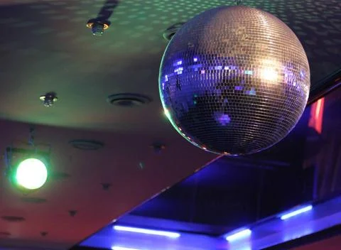 Disco ball light reflection background Disco ball light reflection backgro... Stock Photos