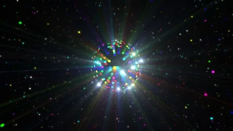 Disco Ball Lights Stock Footage 79823825
