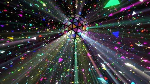 Disco Ball Lights Stock Footage 90518083