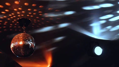 Disco Ball Lights Stock Footage 91488322