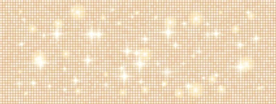 Disco ball magic and delicate twinkles for festive packaging or event card. Stock Illustration