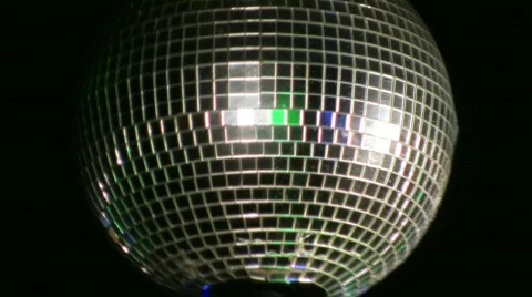 Disco ball medium shot Stock Footage 695253