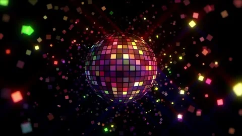 Disco ball party Video stock 72506601