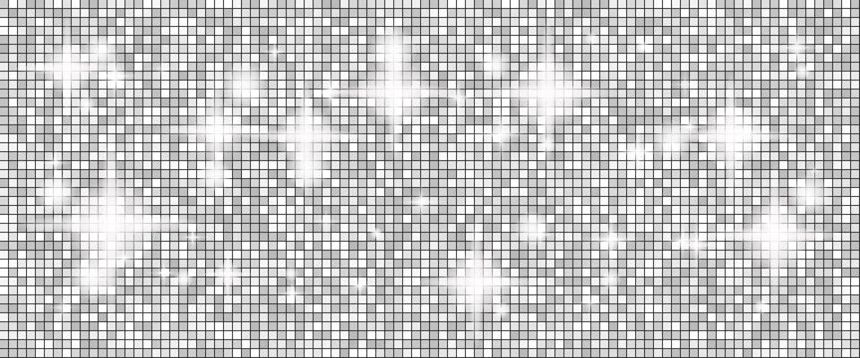 Disco ball pattern with glitz and silver sequin on club floor for sparkle dance Stock Illustration