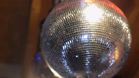 Disco Ball Rack Focus Lens Flare Stock Footage 111067371