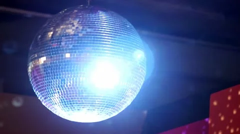 Disco Ball reflecting light Video stock 52141117