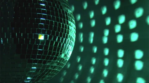 Disco ball with reflection on the wall Video stock 37099357