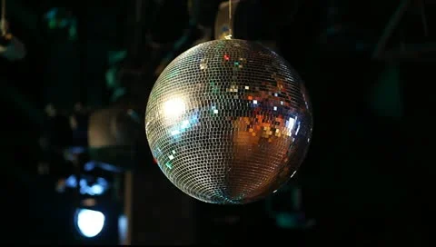 Disco ball rotating and flickering Stock-Footage 10888761