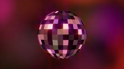 Disco ball Rotating loop. 3d render Full HD Stock Footage 69859740