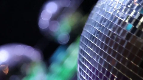 Disco ball rotation Stock Footage 85363247