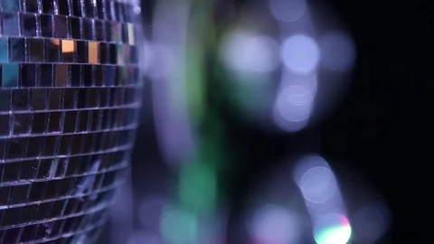 Disco ball rotation Stock Footage 85363261