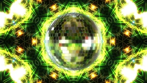 Disco Ball Rotation Loop Animation. 3d Render 스톡 동영상 75054551