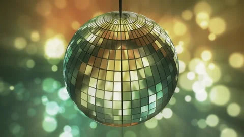 Disco ball seamless loop animation for night clubs, music videos and disco .. Stock Footage 265760690