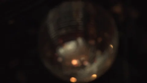 Disco Ball Shining Above Dance Floor Video stock 101968566