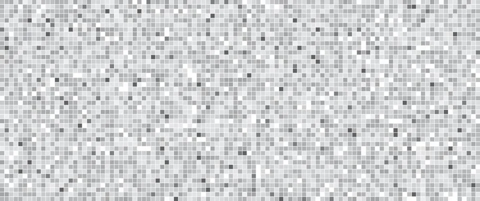 Disco ball silver pattern. Night club metallic background with mirror foil Stock Illustration