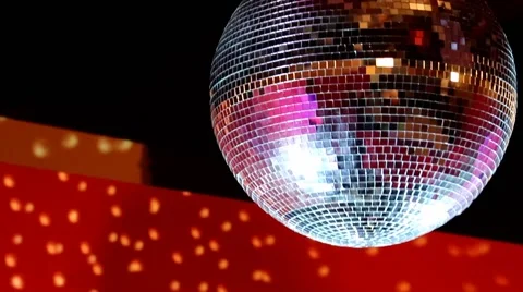 Disco Ball with Sparkles Video stock 52141004