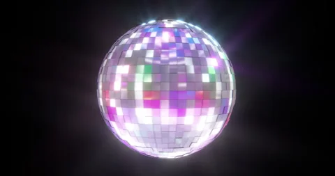 Disco Ball spinning in a loop Stock Footage 251441676