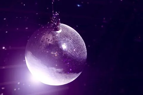 Disco ball on the top of the soffit. Stock Photos