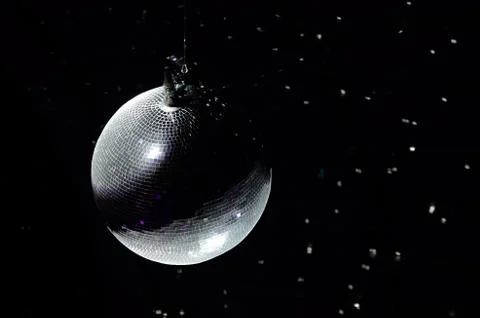 Disco ball on the top of the soffit. Stock Photos