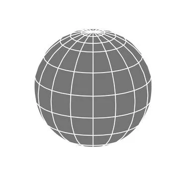 Disco ball vector in 3d style isolated on white background. Vector 3d disco ball Illustrazione stock