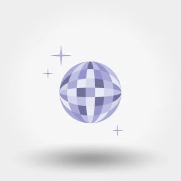 Disco ball. Vector illustration Stock Illustration