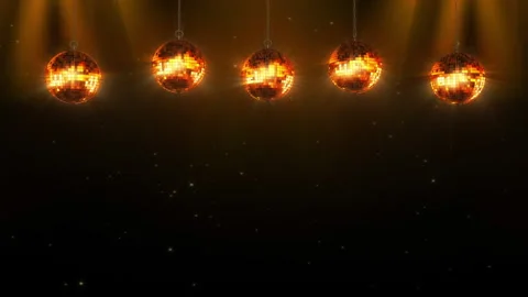Disco Balls Background Looped Video Видео 147011848