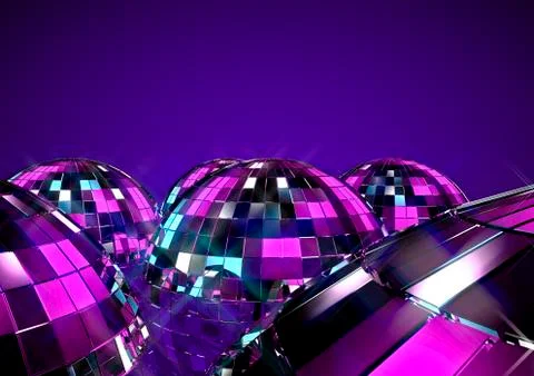 Disco balls Stock-Illustration