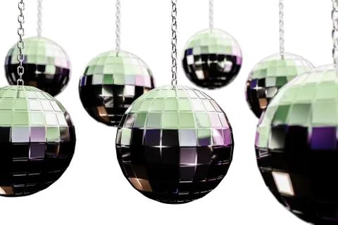 Disco balls Stock Illustration