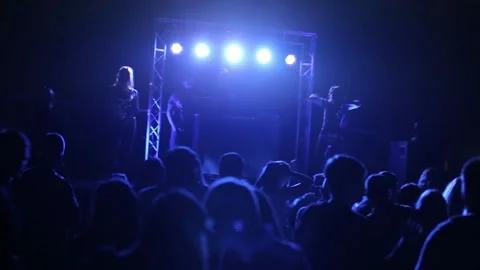 Disco on the beach Stock Footage 167909681