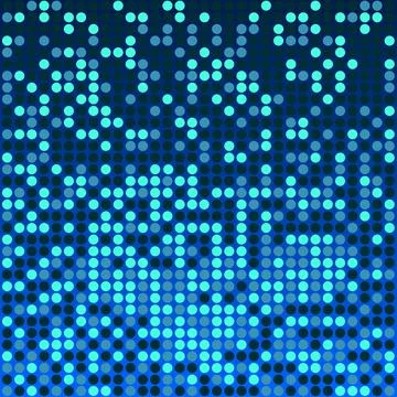 Disco blue azure background Stock Illustration