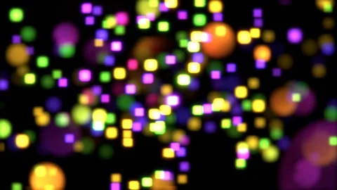 Disco bokeh background, seamless loop.  Video stock 87278920