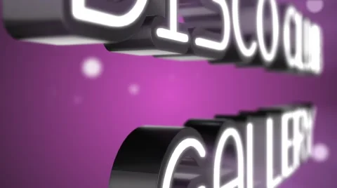 Disco Club Gallery Stock After Effects