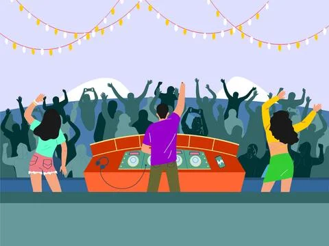 Disco Concept Illustration Stock Illustration