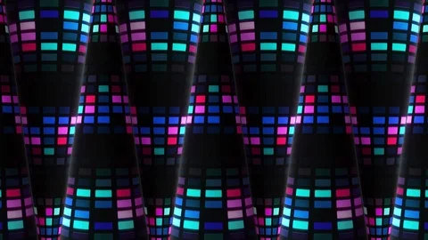 Disco Cones Motion Background Video stock 108776278