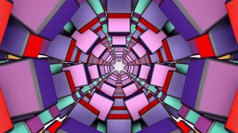 Disco Cube 09 Motion Background Stock Footage 158945846