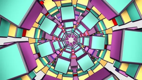 Disco Cube 10 Motion Background Stock Footage 158946724
