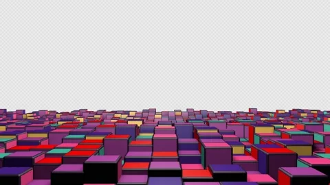 Disco Cube 12 Motion Background Stock Footage 158953637