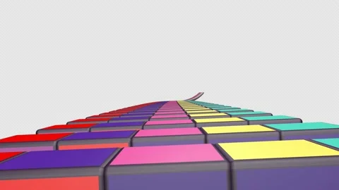 Disco Cube 14 Motion Background Stock-Footage 158954618