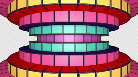 Disco Cube 16 Motion Background Stock Footage 158958513