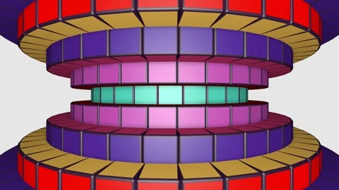 Disco Cube 17 Motion Background Stock Footage 158959068
