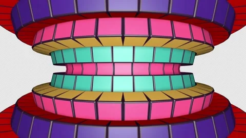 Disco Cube 18 Motion Background Video stock 158959464