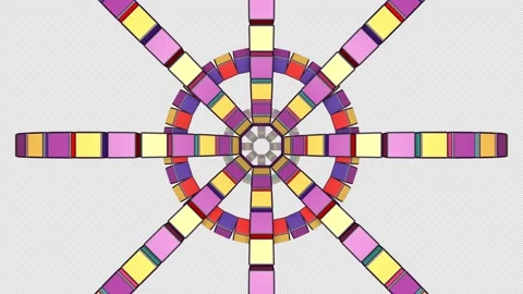 Disco Cube 21 Motion Background Stock Footage 158961171