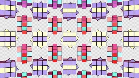 Disco Cube 24 Motion Background Stock-Footage 158962172