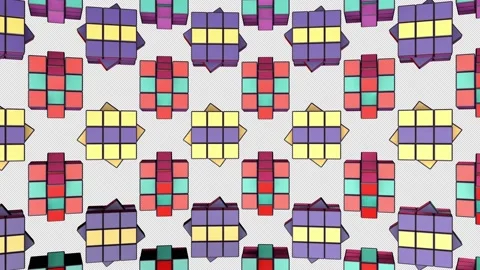 Disco Cube 26 Motion Background Stock-Footage 158964145