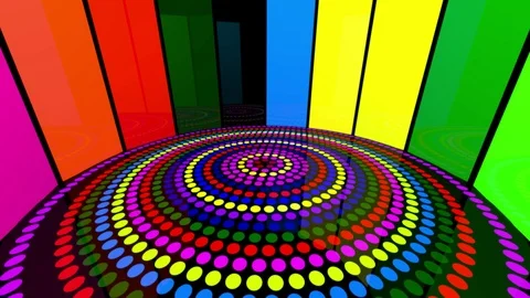 Disco dance floor. Seamless loop Stock Footage 115151897