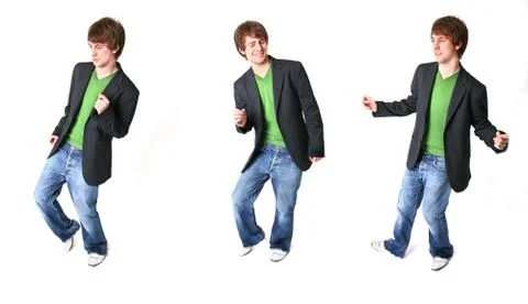 Disco dance isolated Stock Photos