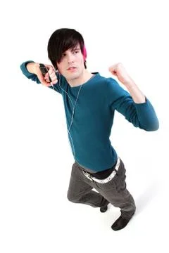 Disco dance isolated Stock Photos