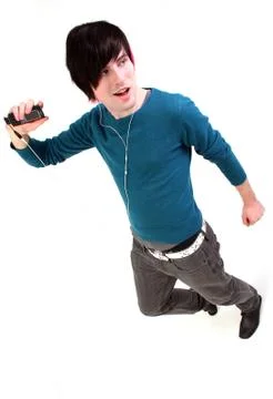 Disco dance isolated Stock Photos