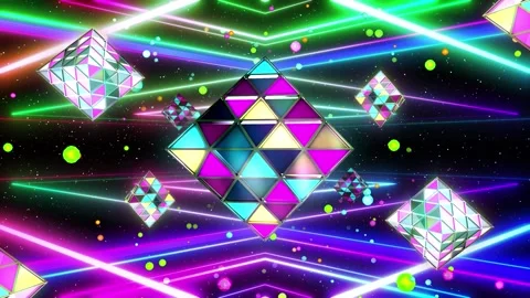 Disco Diamond Background Stock Footage 341915002